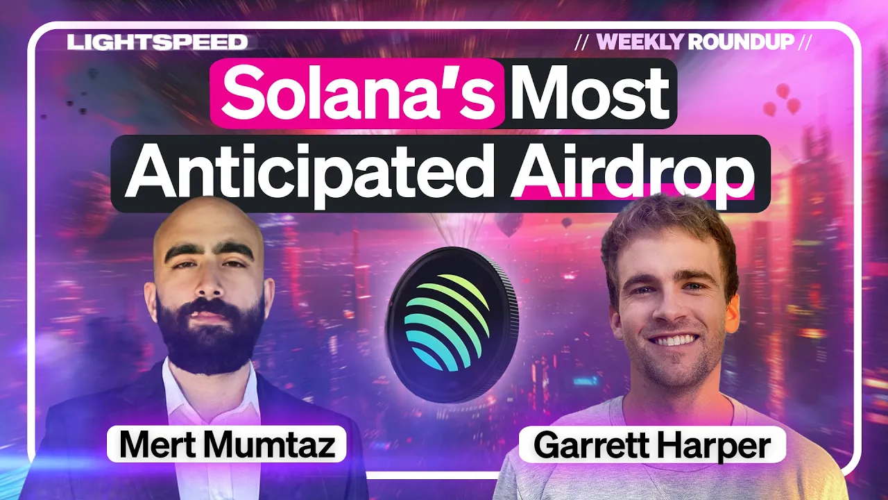 Why JUP Is Solana's Most Anticipated Airdrop | Mert Mumtaz, Garrett Harper