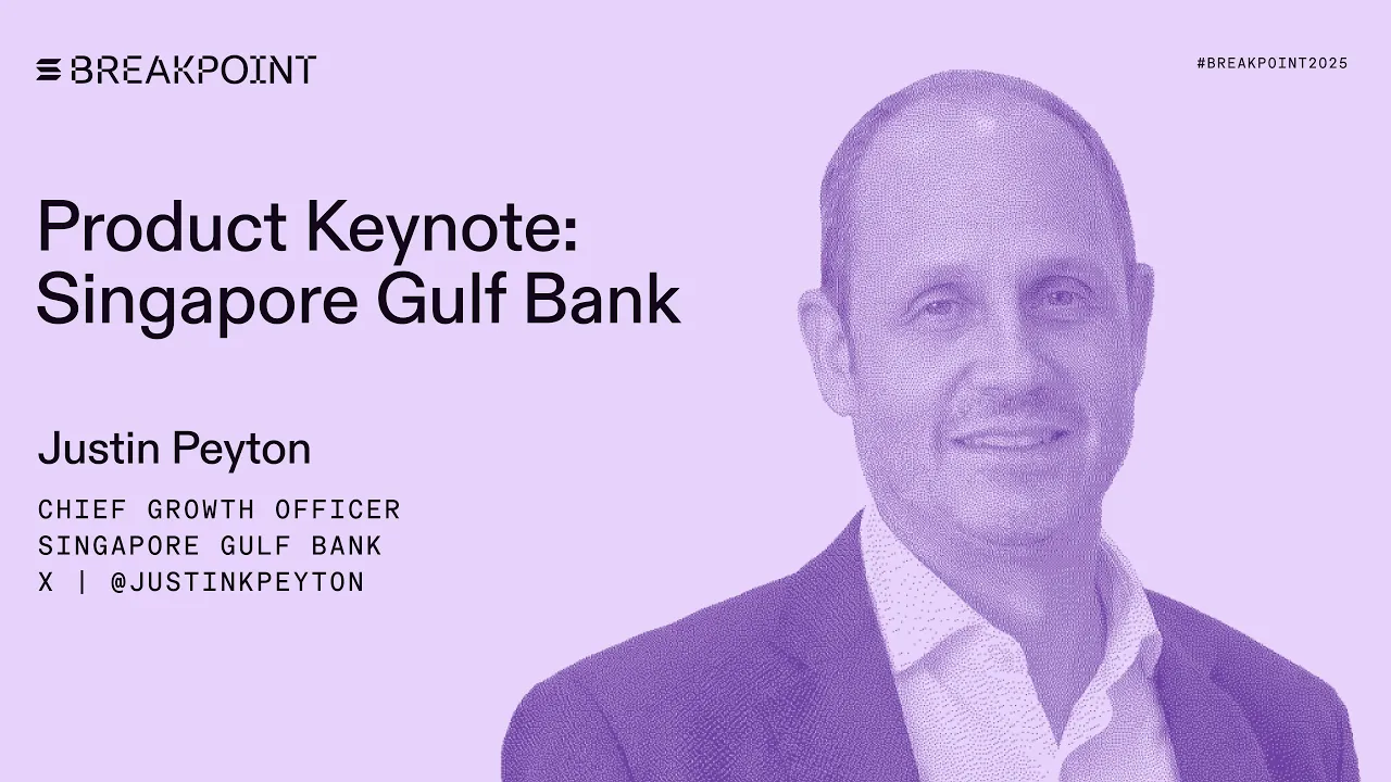 Product Keynote: Singapore Gulf Bank