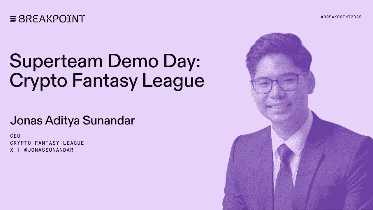 Superteam Demo Day: Crypto Fantasy League (Jonas Aditya Sunandar)